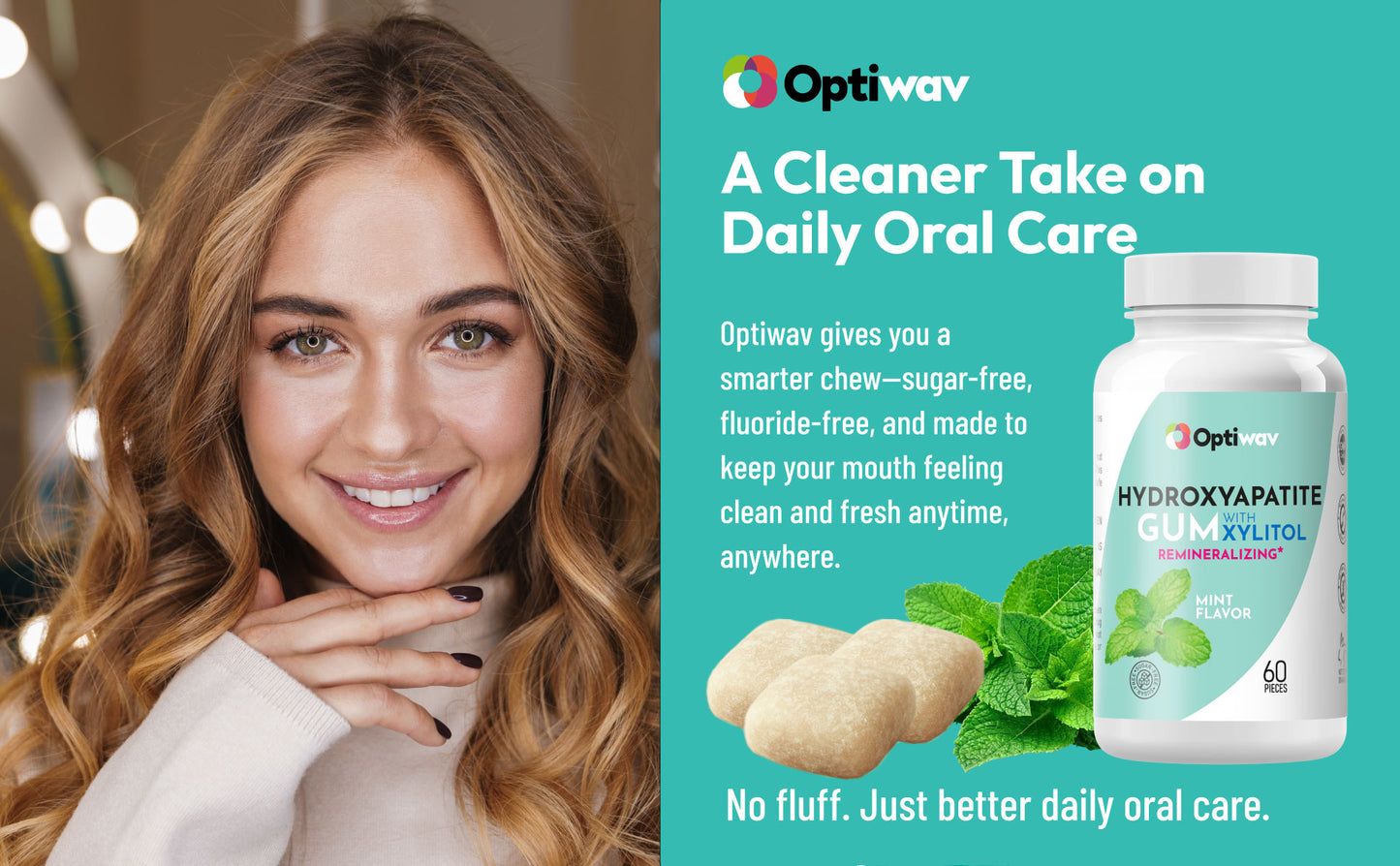 Optiwav Nano Hydroxyapatite Remineralizing Gum