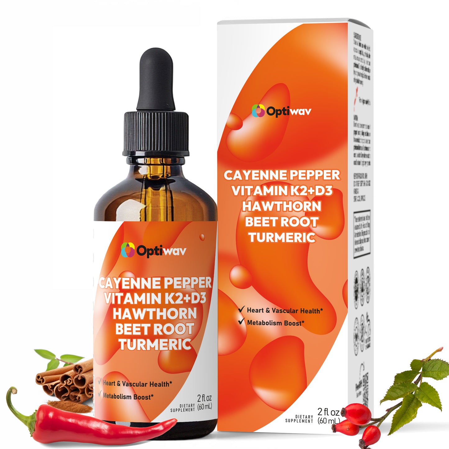 Cayenne Pepper Drops Liquid Supplement