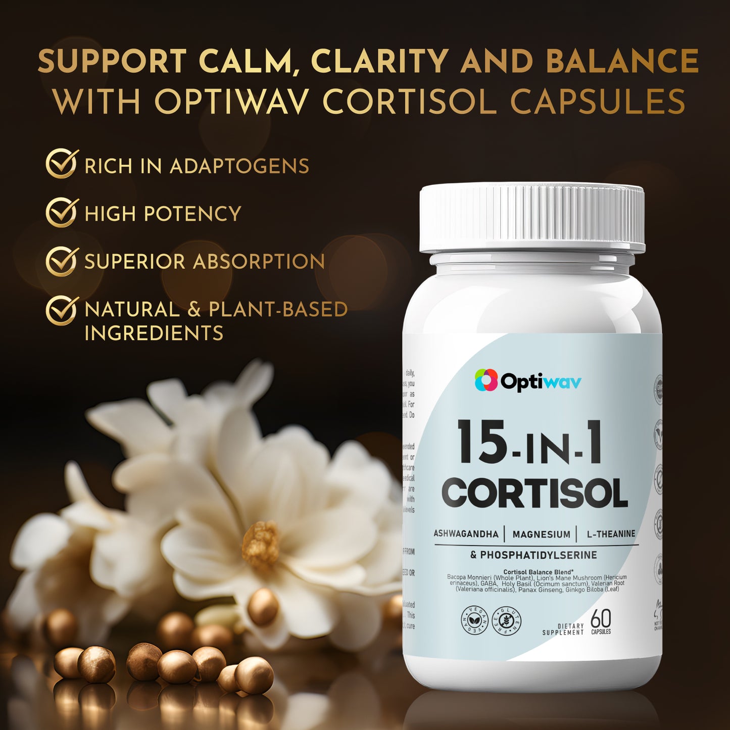 Cortisol Detox Supplement for Women & Men