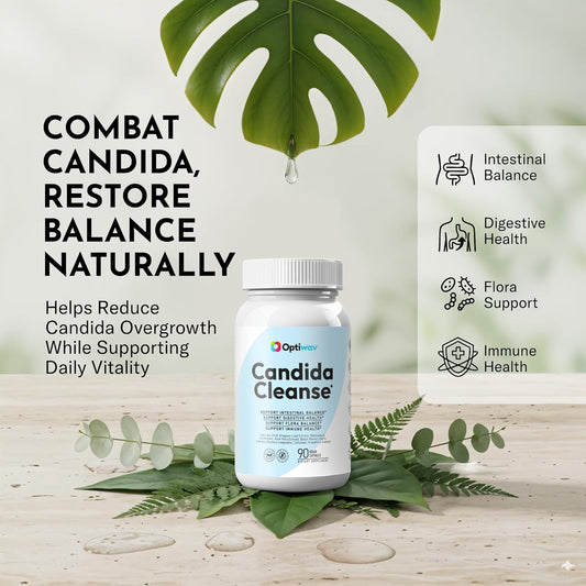 Optiwav Candida Cleanse Detox Supplement