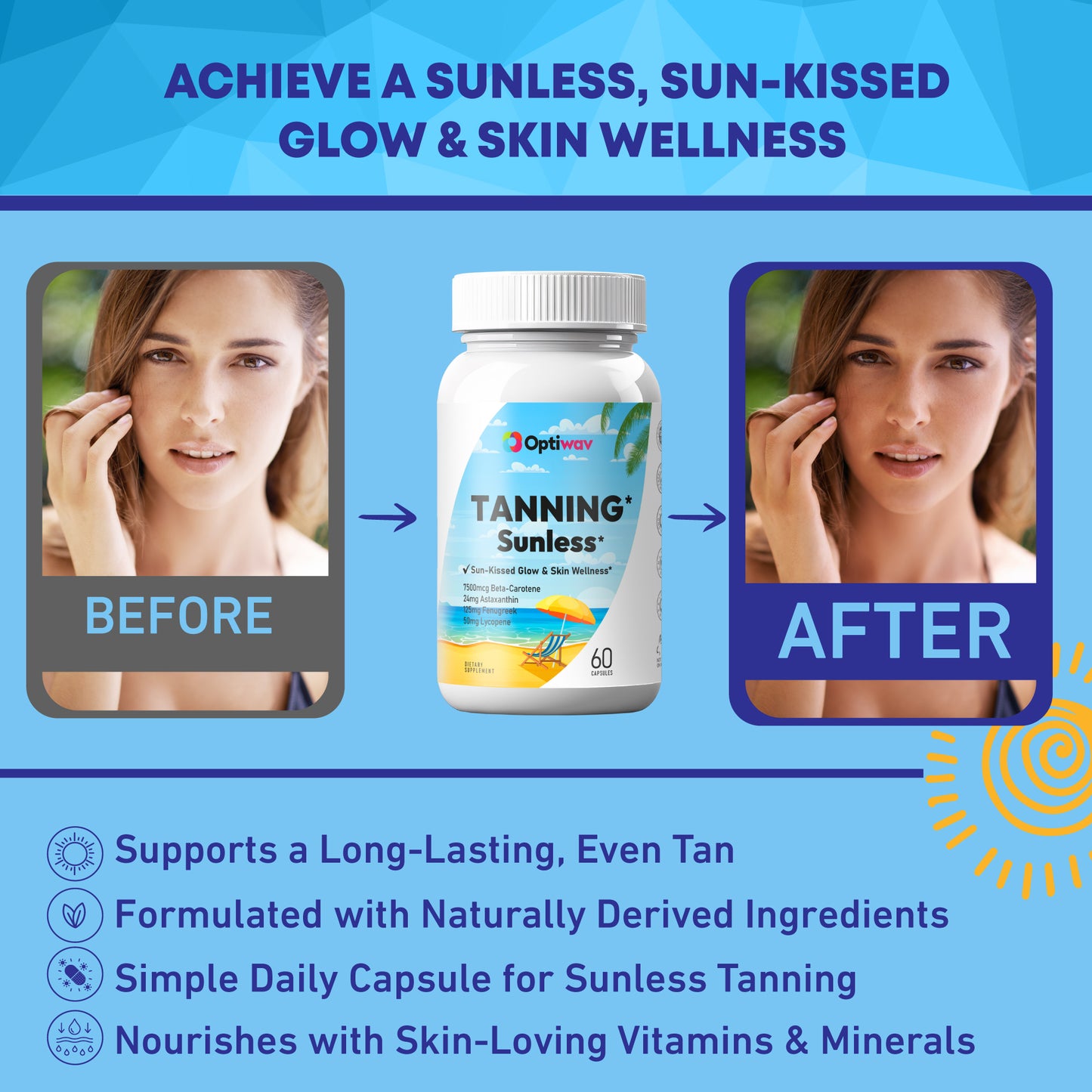 Tanning Pills for Men and Women