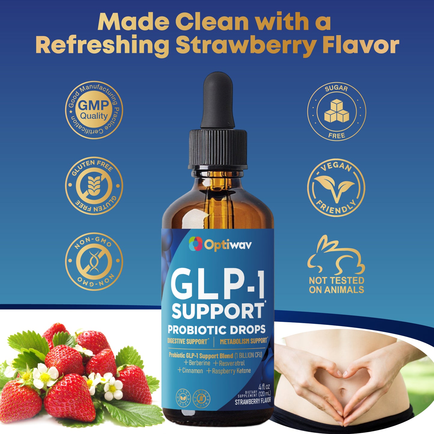 GLP-1 Support Probiotic Drops