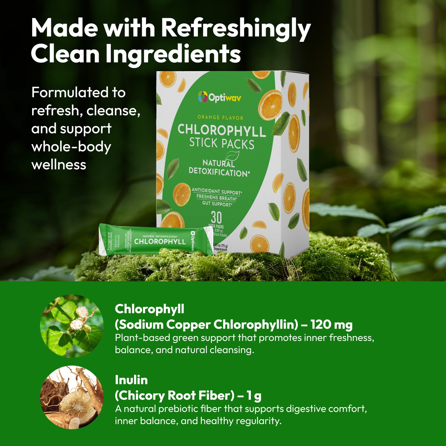 Chlorophyll Powder Packets