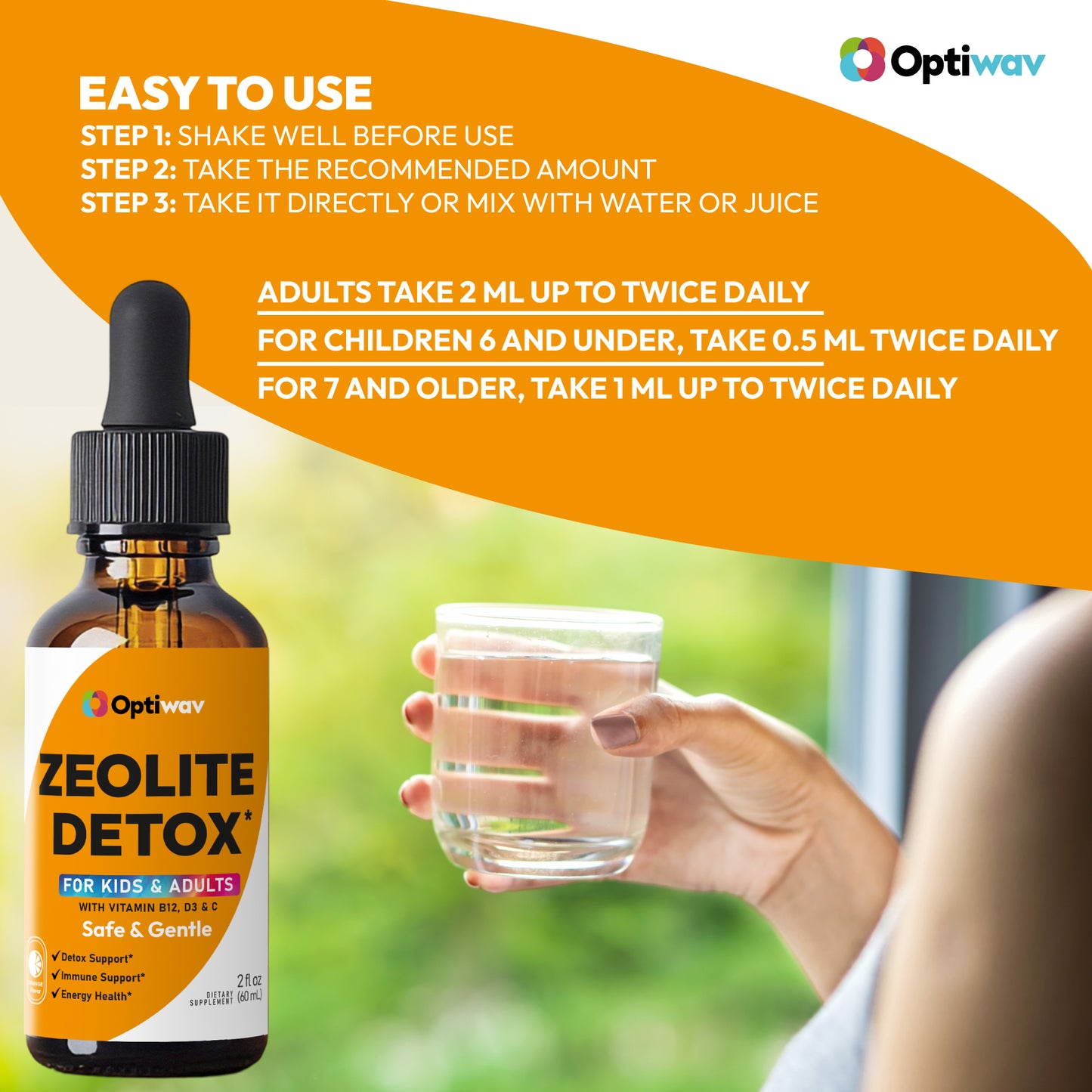 Zeolite Detox Drops for Kids & Adults