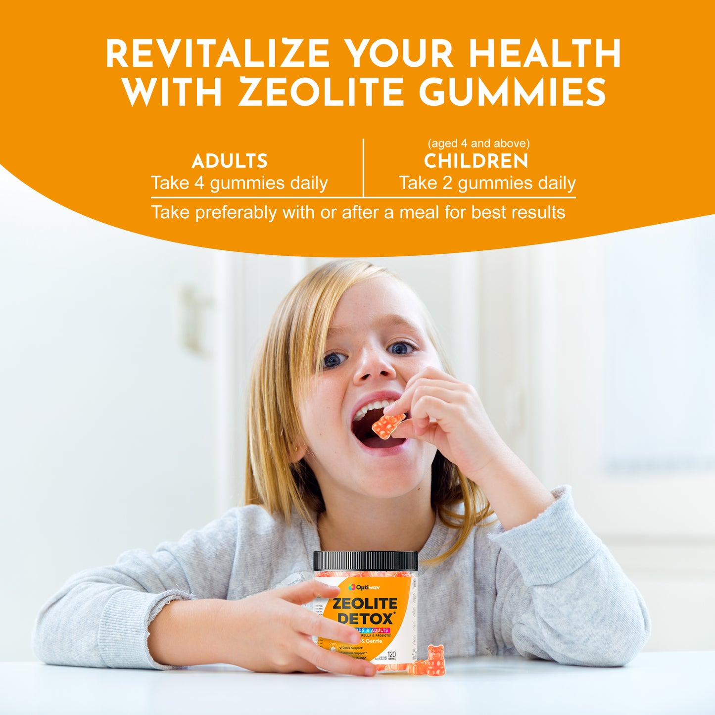 Zeolite Detox Gummies for Kids & Adults
