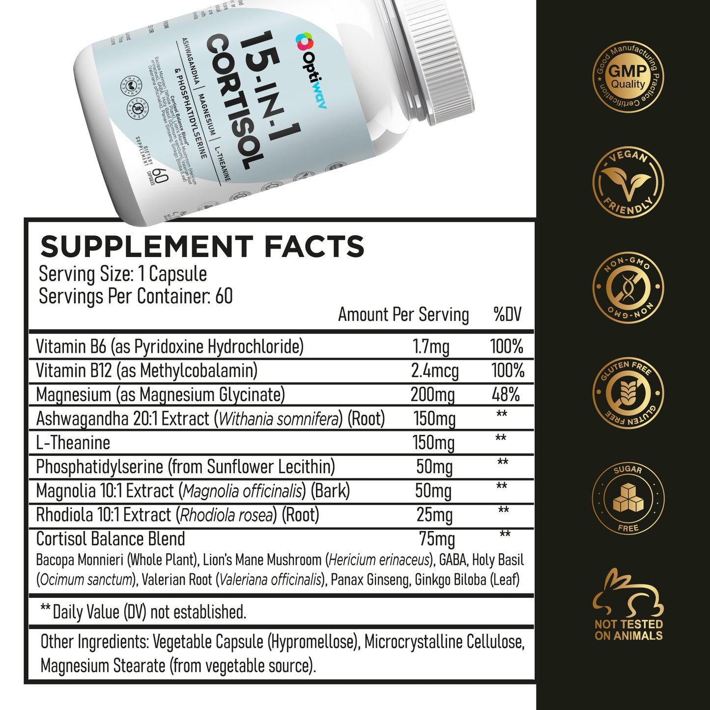 Cortisol Detox Supplement for Women & Men