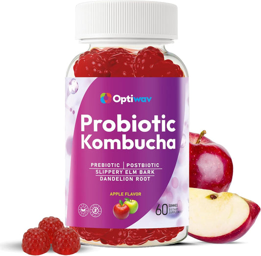 Optiwav Probiotic Kombucha Gummies