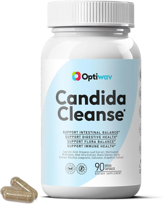Optiwav Candida Cleanse Detox Supplement