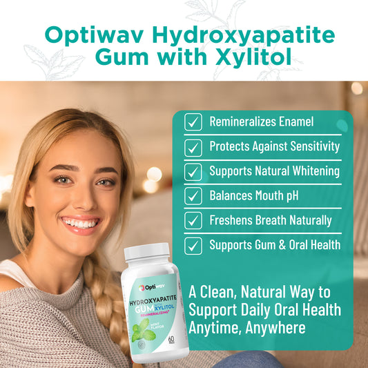 Optiwav Nano Hydroxyapatite Remineralizing Gum