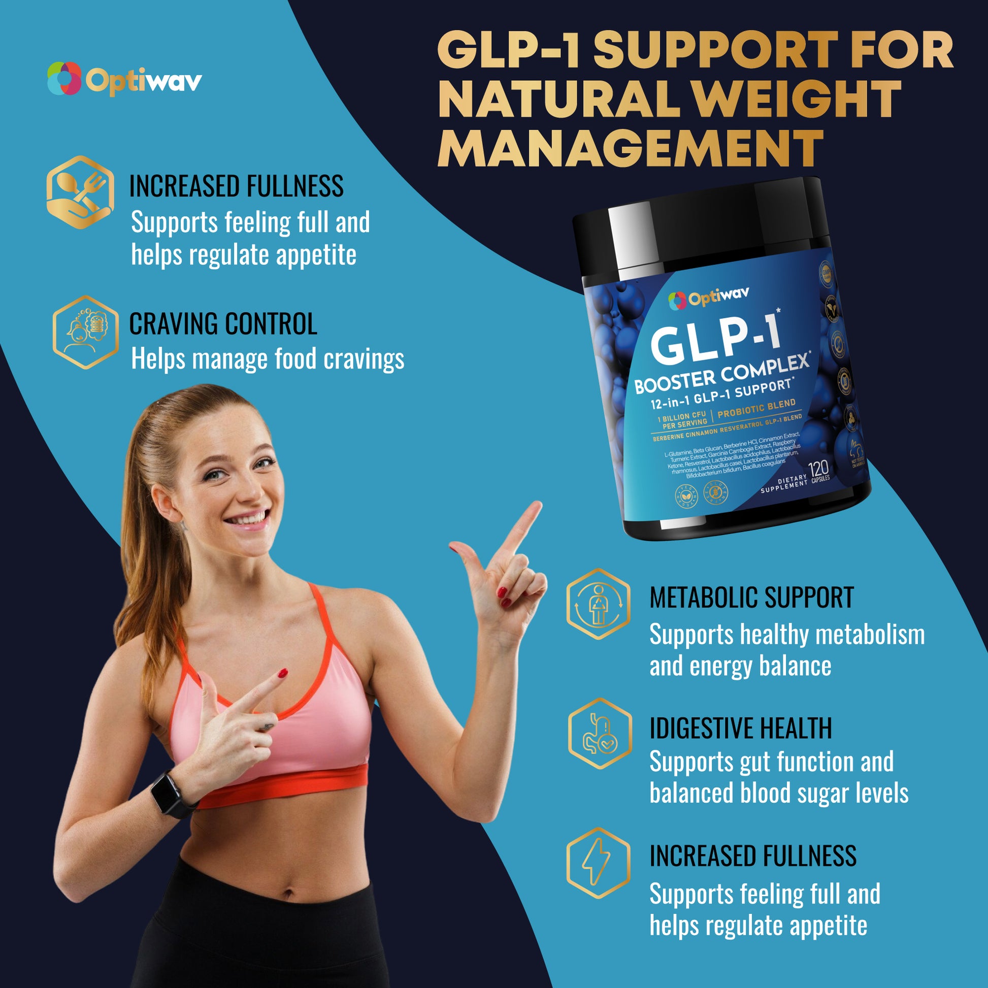 optiwave glp-1 Optiwav GLP-1 Support Probiotic Weight Loss Supplement optiwave glp-1 Optiwav GLP-1 Support Probiotic Weight Loss Supplement