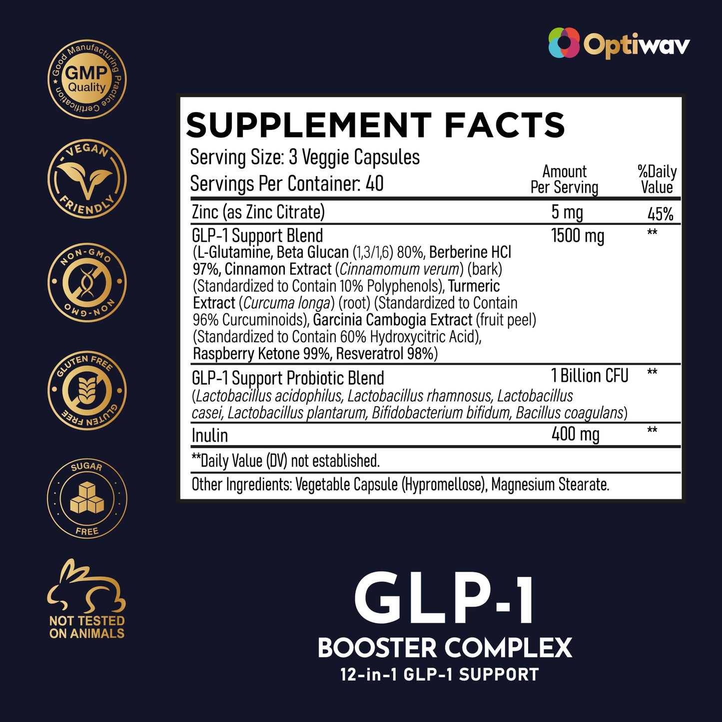 GLP-1 Probiotic Weight Loss Supplement