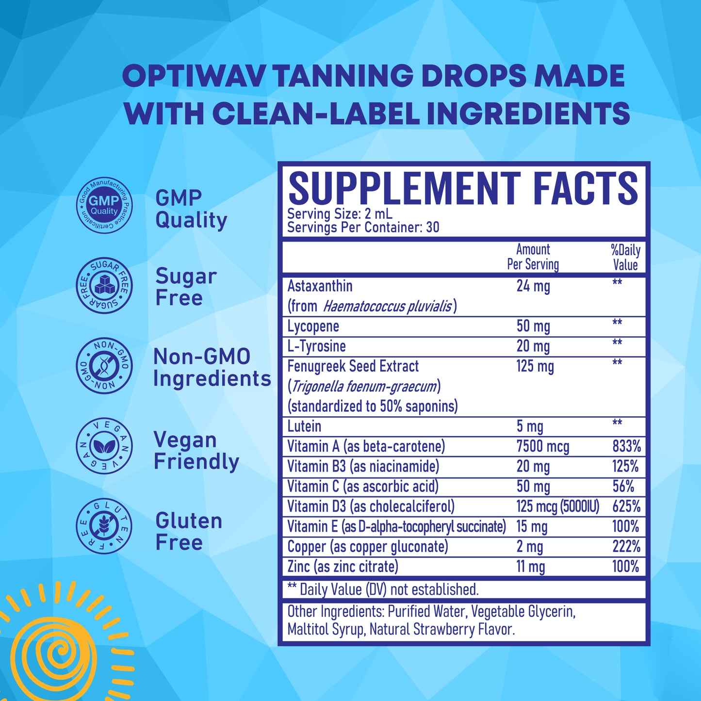 Sunless Tanning Drops