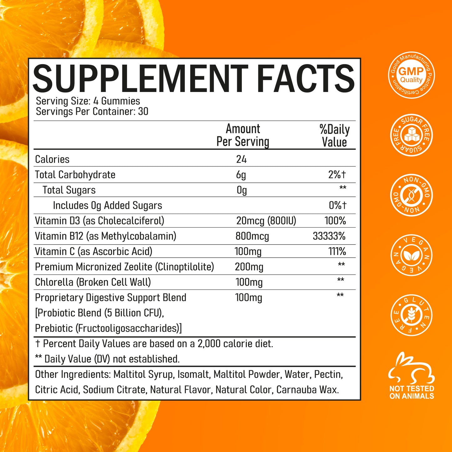 Zeolite Detox Gummies for Kids & Adults